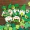 St. Patrick’s Day Craft Kit for Kids – 24 Sets DIY Leprechaun & Shamrock Hanging Ornaments, Stickers, Party Favors & Classroom Decorations